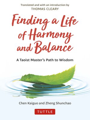 cover image of Finding a Life of Harmony and Balance